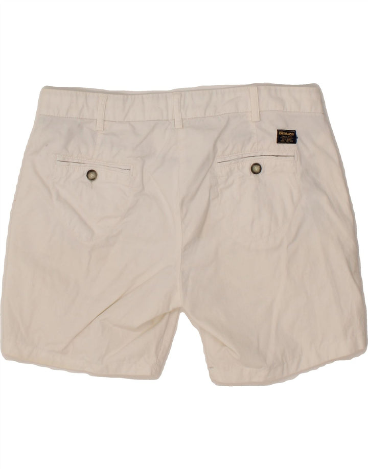 BLAUER Womens Chino Shorts W30 Medium  White Cotton Vintage Blauer and Second-Hand Blauer from Messina Hembry 