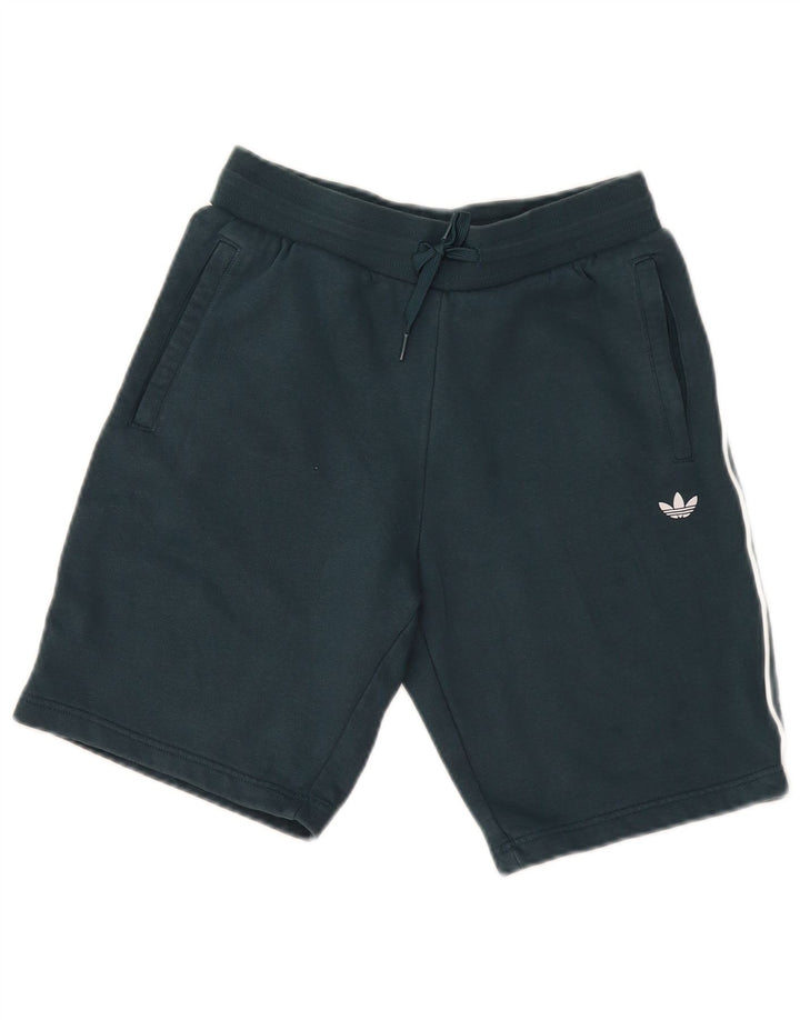Pantaloncini sportivi ADIDAS da bambino 13-14 anni in poliestere verde