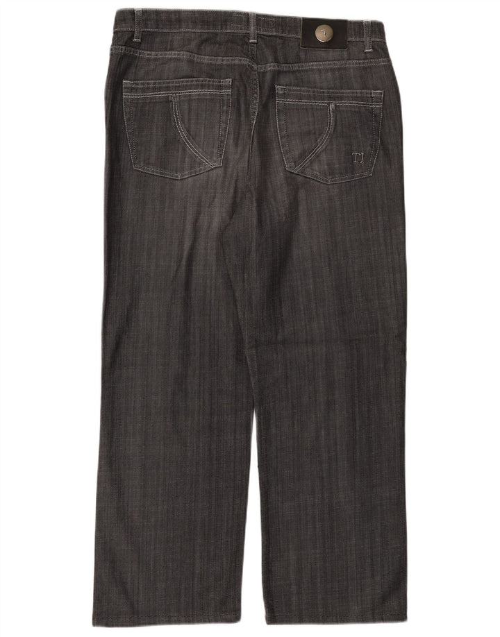 Jeans Dritti Uomo TRUSSARDI W36 L27 Cotone Grigio