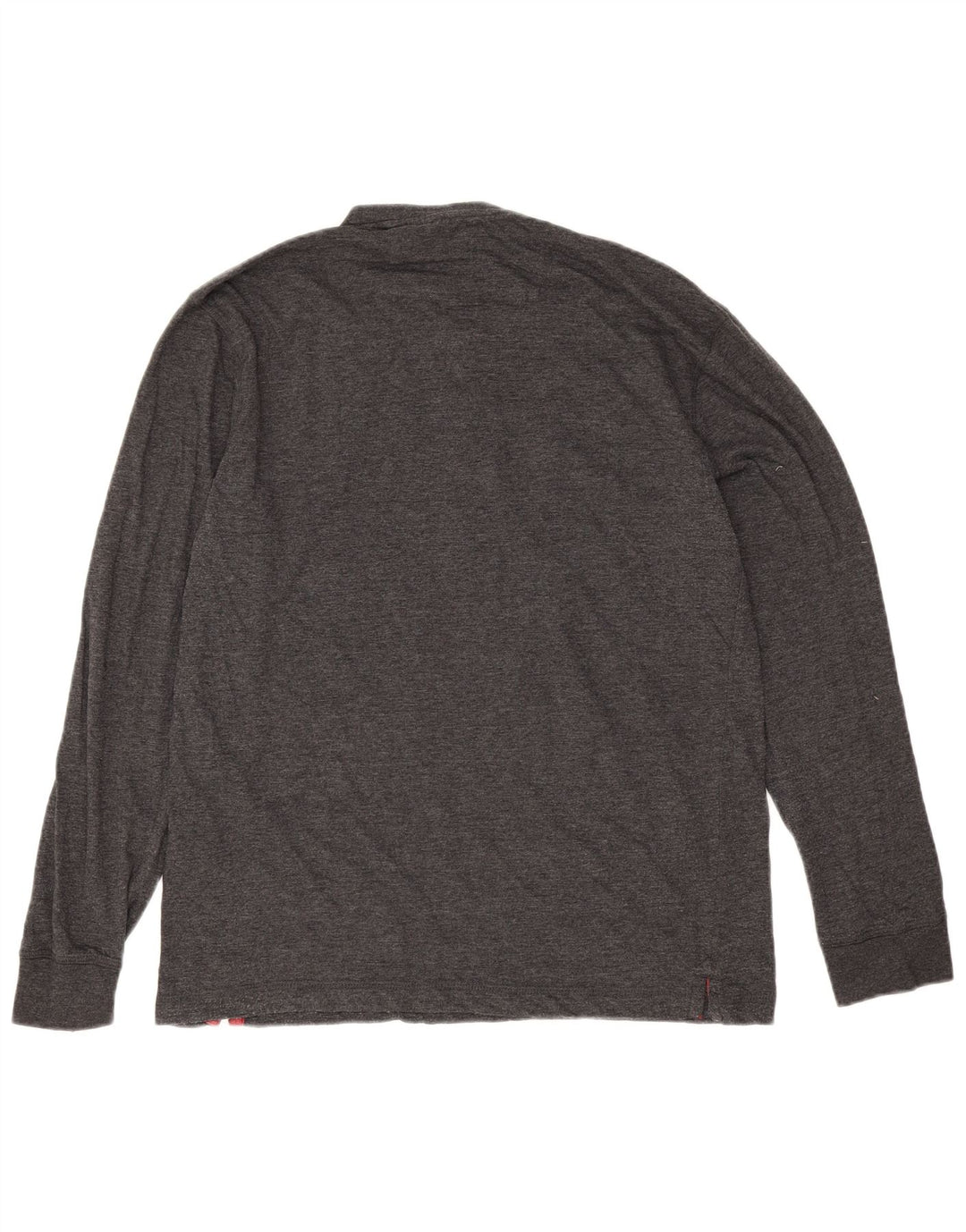 Chaps Maglia da uomo a maniche lunghe in cotone mélange grigio medio