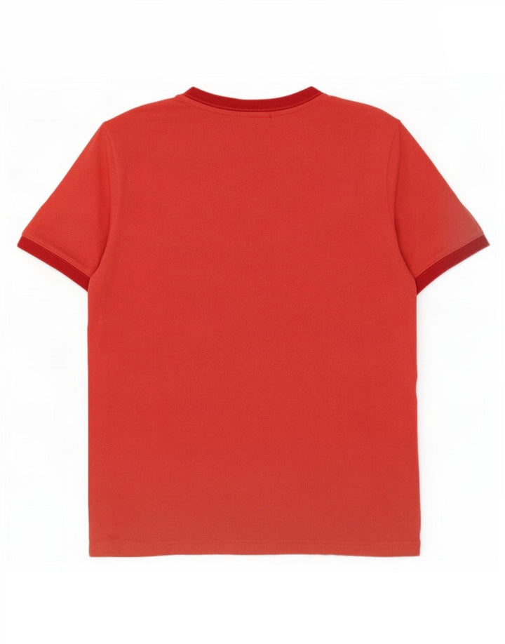 T-shirt da donna Superdry Top UK 10 Small rossa in cotone