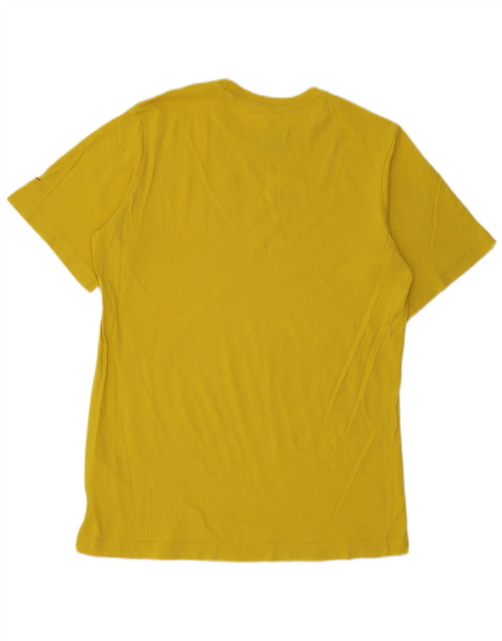T-shirt grafica NIKE da bambino 13-14 anni XL in cotone giallo