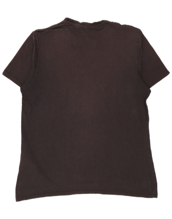 T-shirt grafica da uomo LEVI'S Top grande in cotone nero