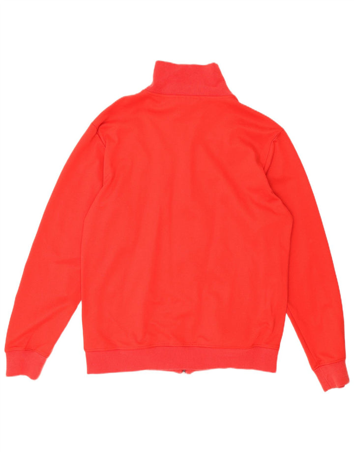 Giacca da ginnastica da uomo Adidas grande rossa in poliestere
