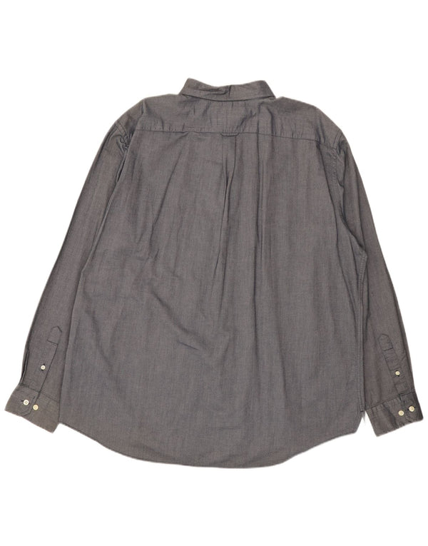 Camicia da uomo Nautica XL in cotone grigio