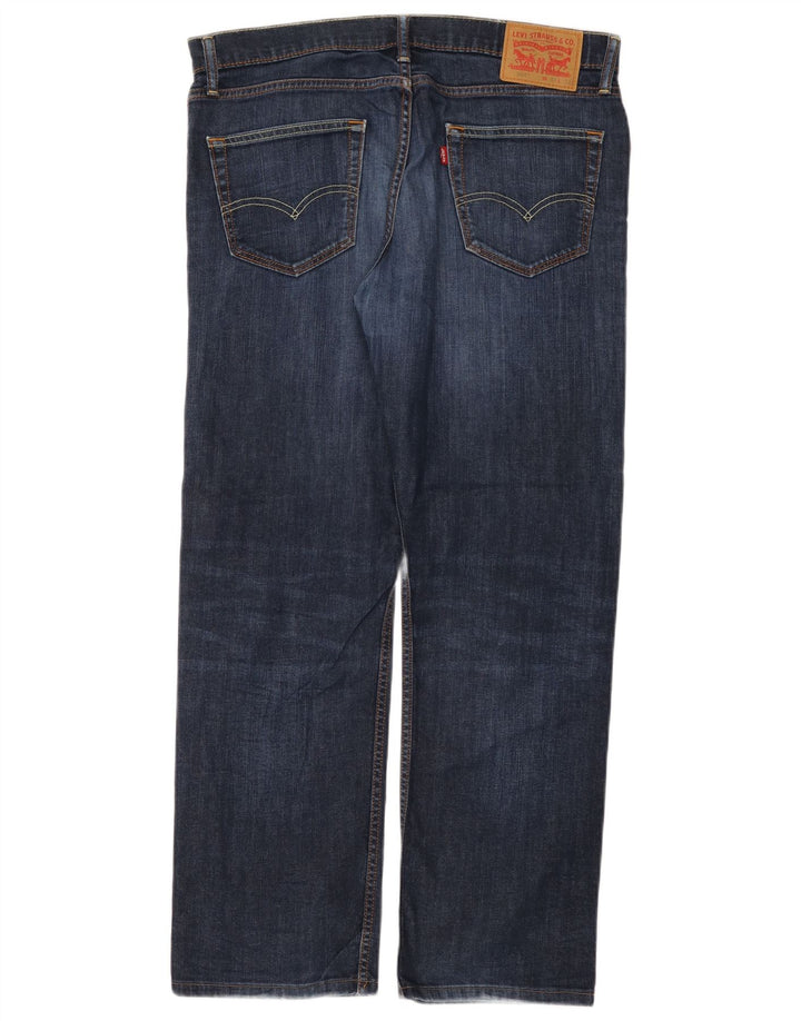 Jeans dritti Levi's 504 da donna W34 L32 cotone blu