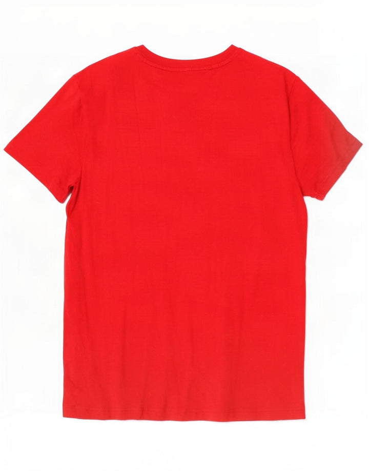 T-shirt da uomo Nautica Top grande in cotone rosso