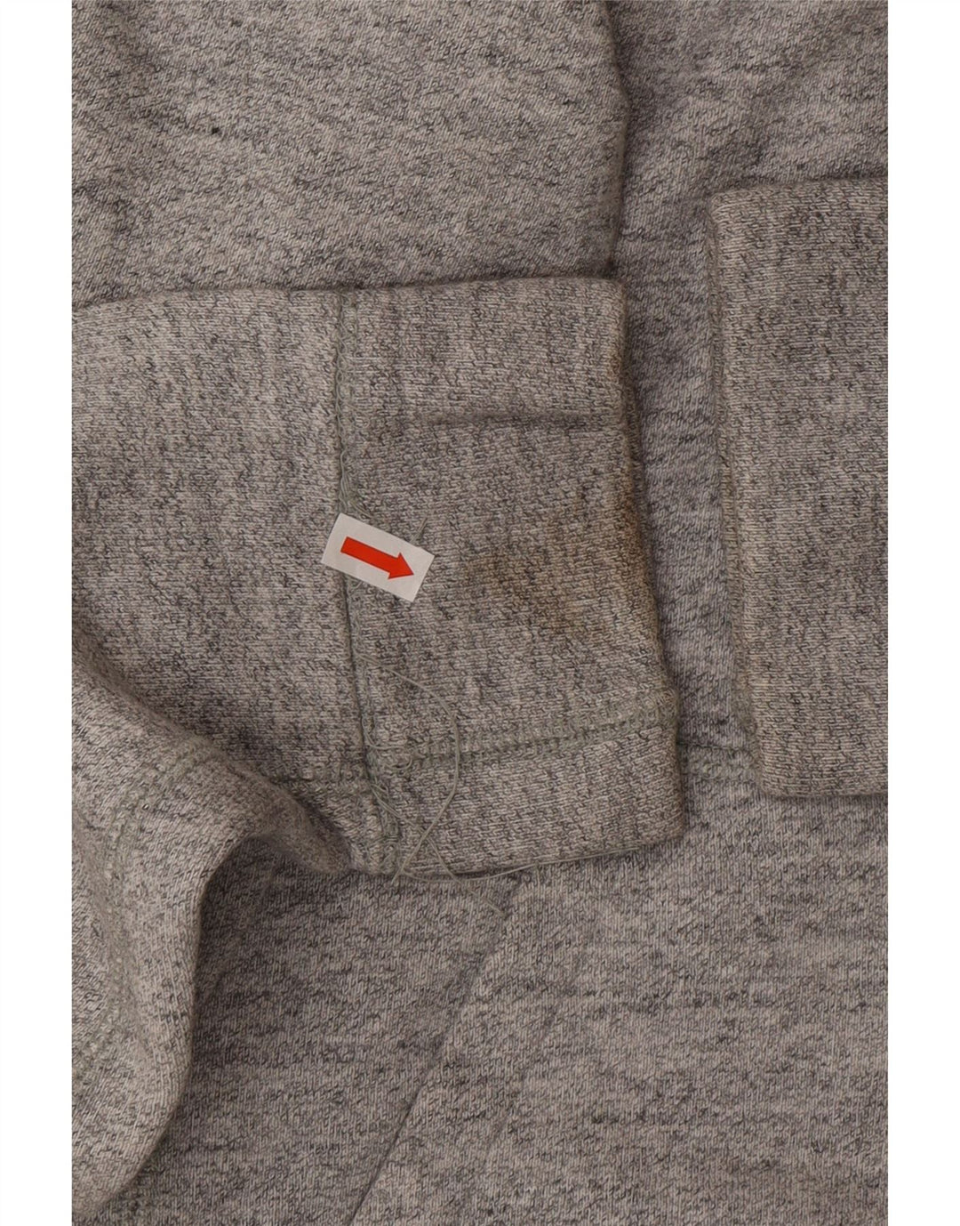 Maglione con cappuccio e zip Jordan da uomo piccolo in cotone chiazzato grigio