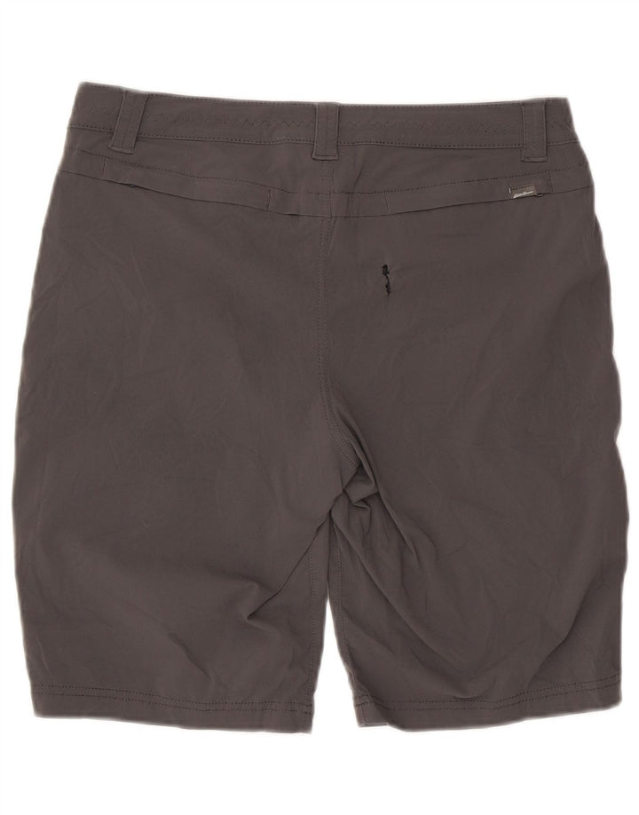Pantaloncini da trekking da donna Eddie Bauer US 10 Large W32 Nylon grigio