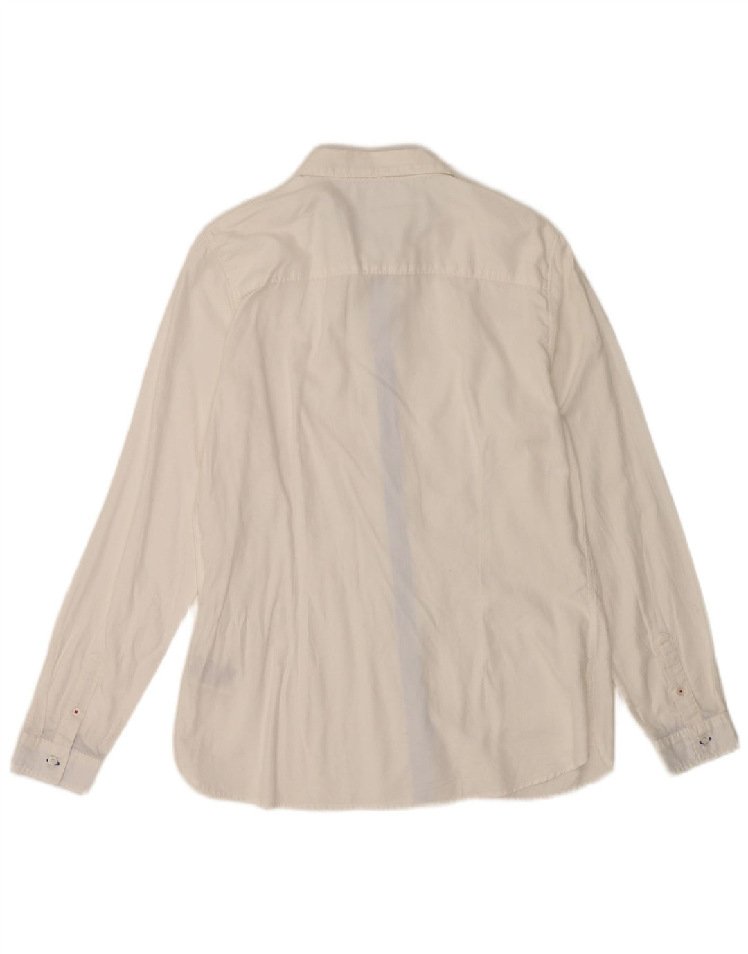Camicia elasticizzata da donna Tommy Hilfiger US 12 Large Cotone bianco