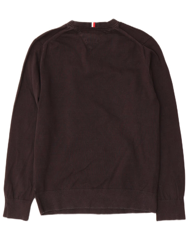 Maglione maglione girocollo da uomo Tommy Hilfiger nero medio