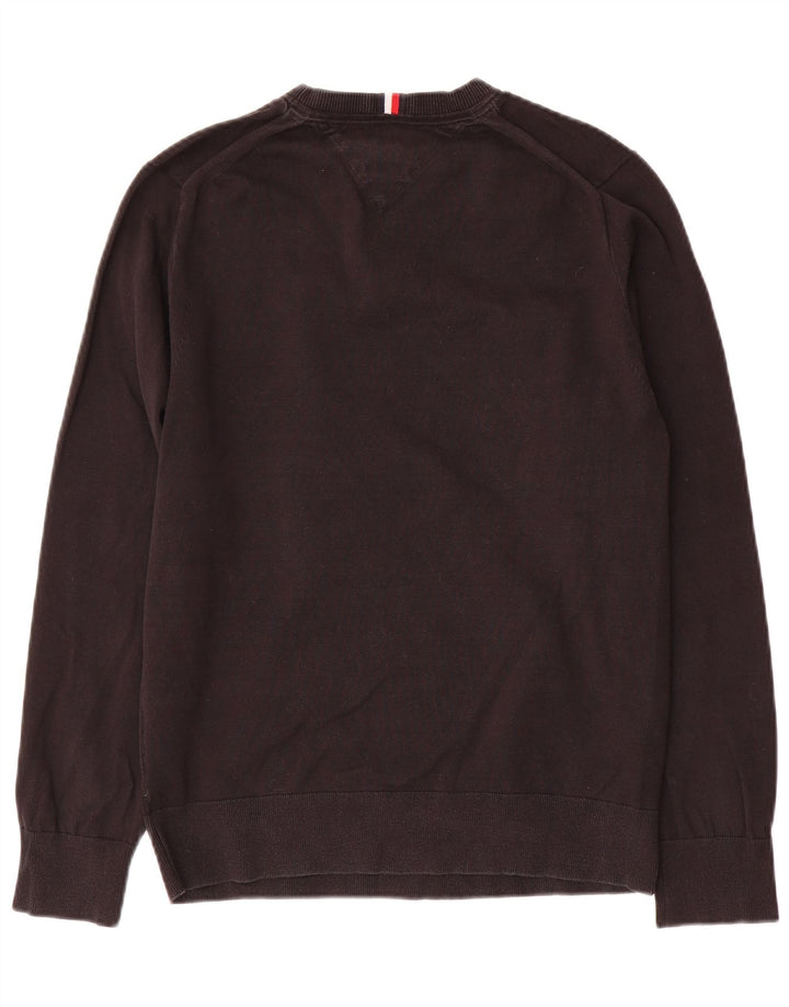 Maglione maglione girocollo da uomo Tommy Hilfiger nero medio