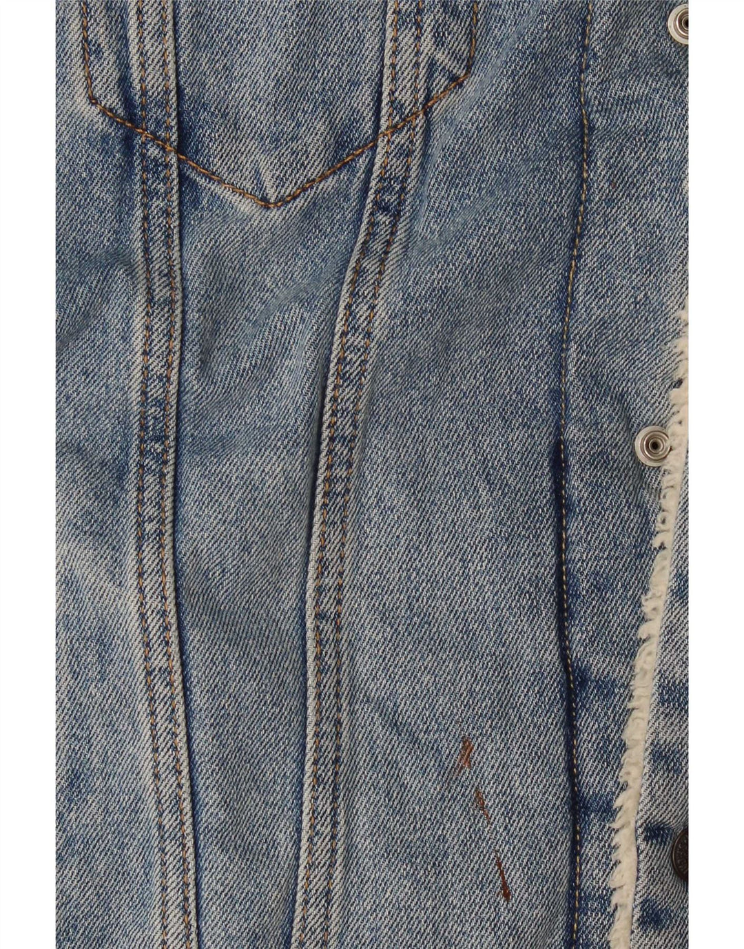 Giacca in denim Sherpa da uomo Levi's UK 40 grande blu