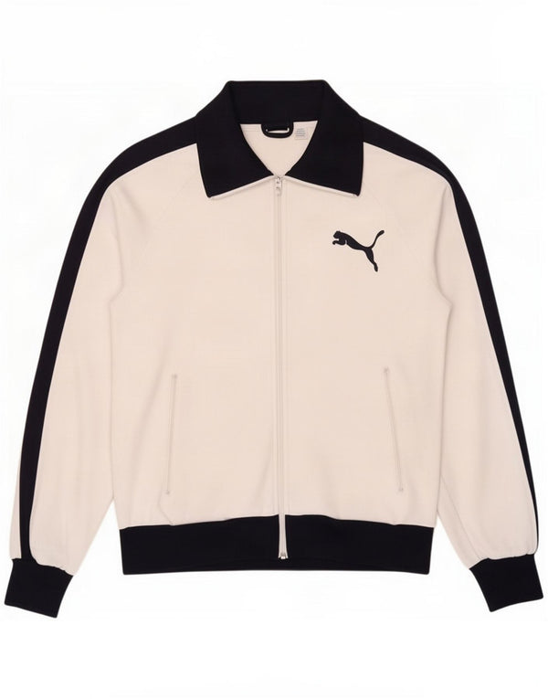 Puma Giacca sportiva da uomo con grafica grafica Medium White Colourblock Poliestere