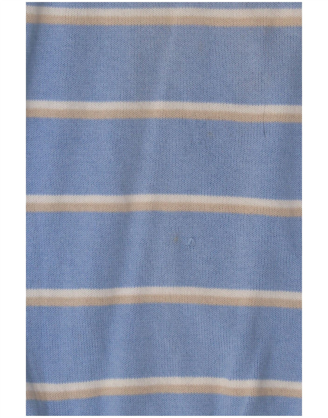 Maglione Kappa da uomo con scollo a V, cotone a righe blu medio