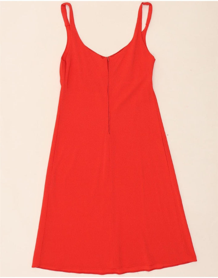 VINTAGE Womens Slip Dress IT 52 2XL Red Vintage Vintage and Second-Hand Vintage from Messina Hembry 