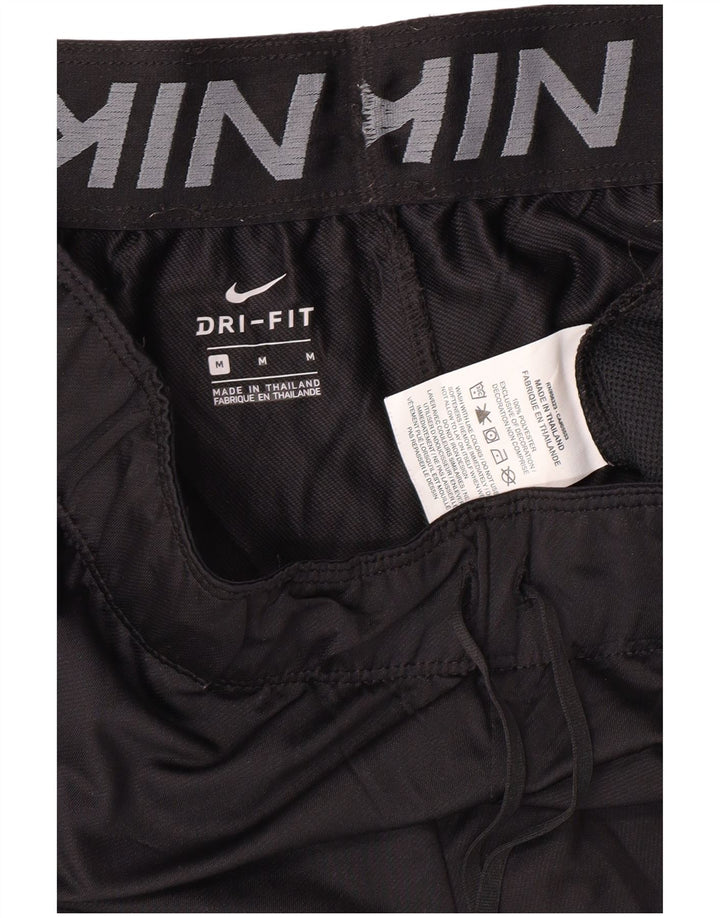 Pantaloncini sportivi NIKE Dri Fit da donna UK 14 medio nero poliestere