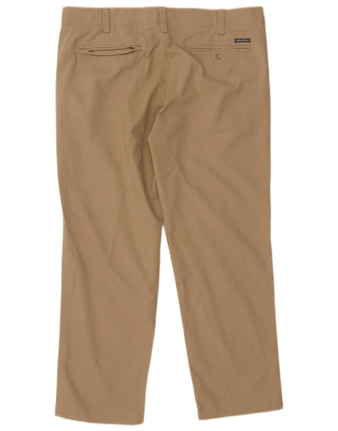 EDDIE BAUER Pantaloni chino dritti da uomo W38 L30 Cotone beige