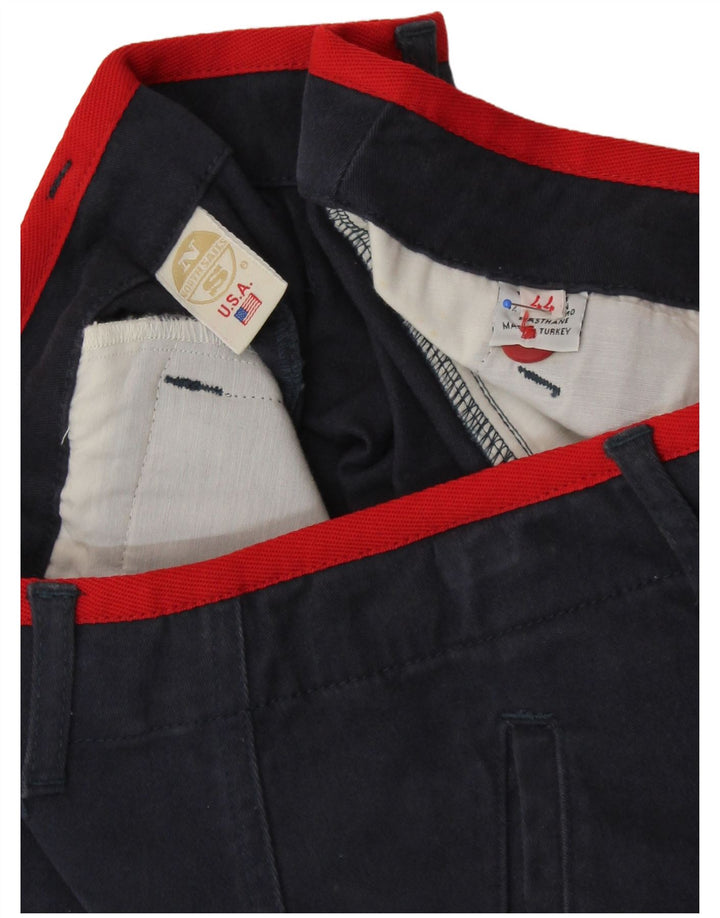 NORTH SAILS Gonna a trapezio a vita alta da donna EU 44 XL W30 Cotone blu navy