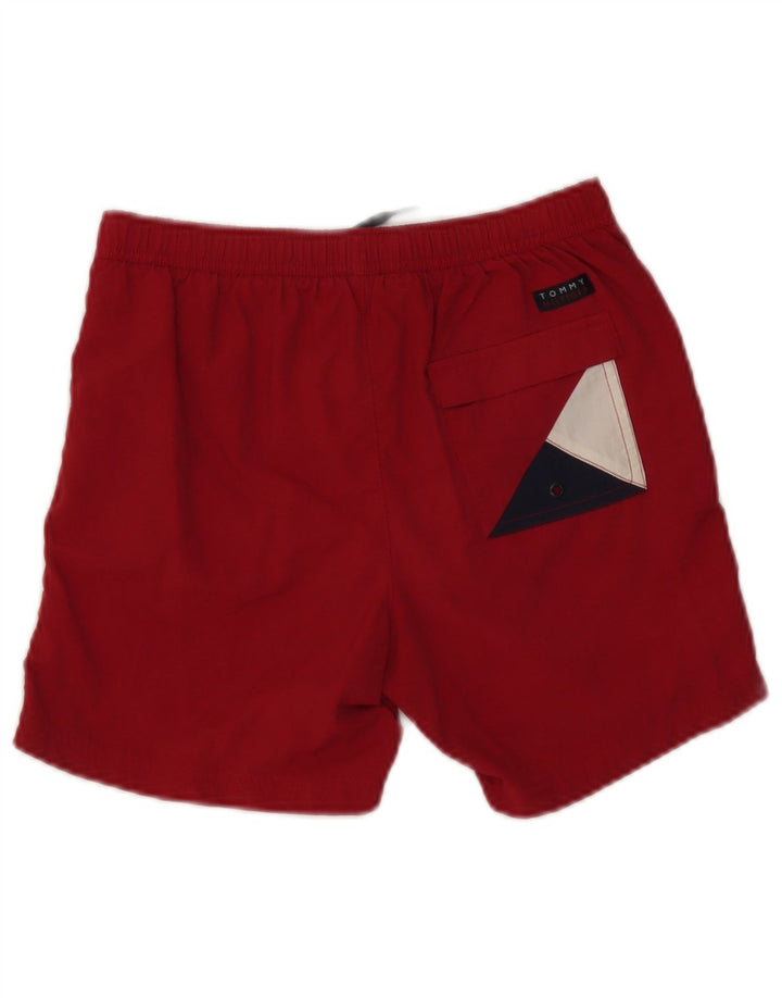 Pantaloncini da bagno per ragazzi Tommy Hilfiger 12-13 anni Poliestere color block rosso