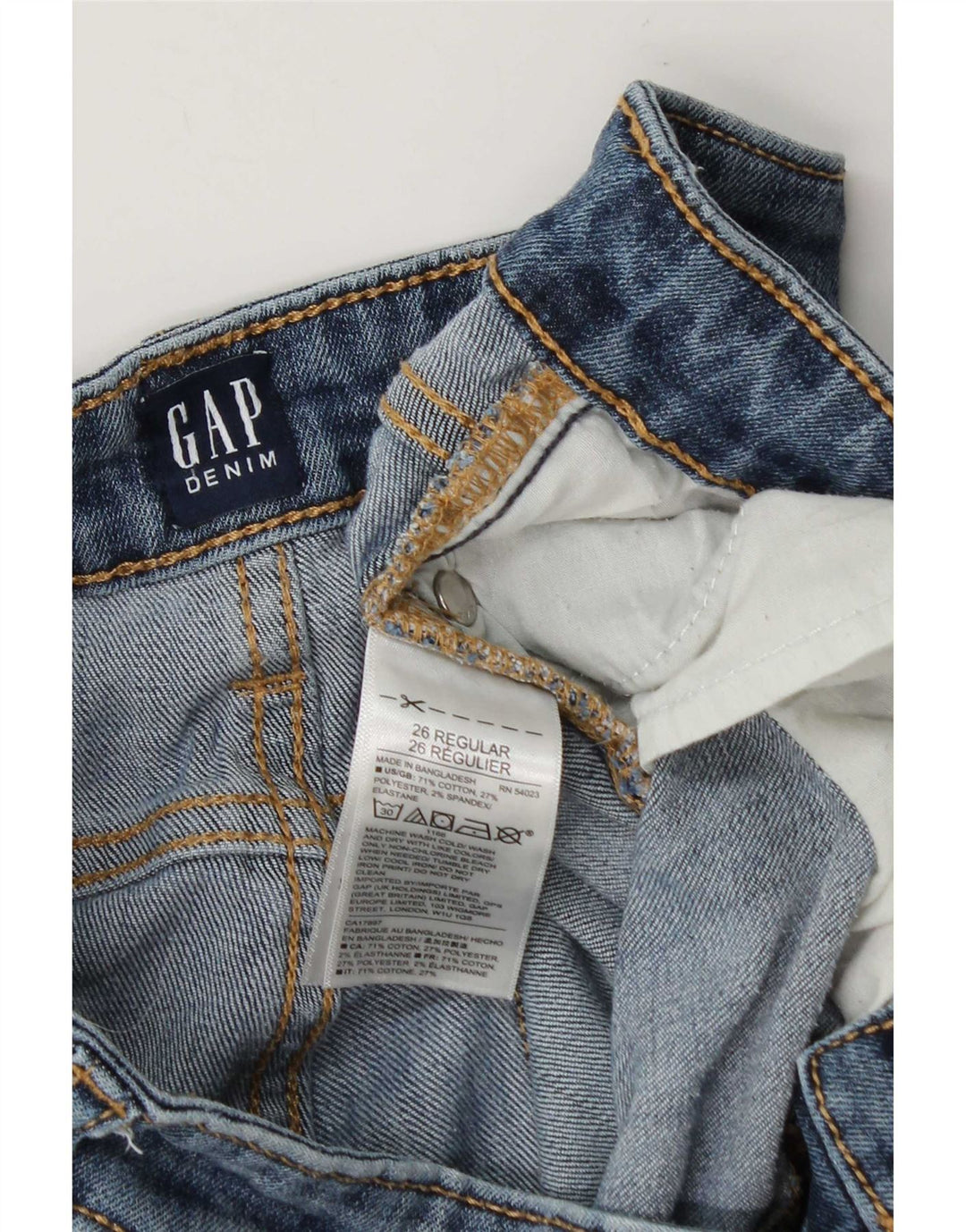 Jeans skinny effetto invecchiato Gap da donna W26 L29 cotone blu