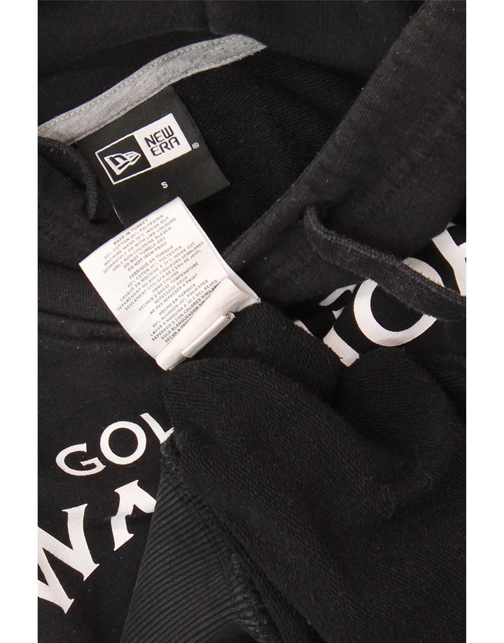 Felpa con cappuccio grafica da uomo NEW ERA Golden State Warriors piccola nera