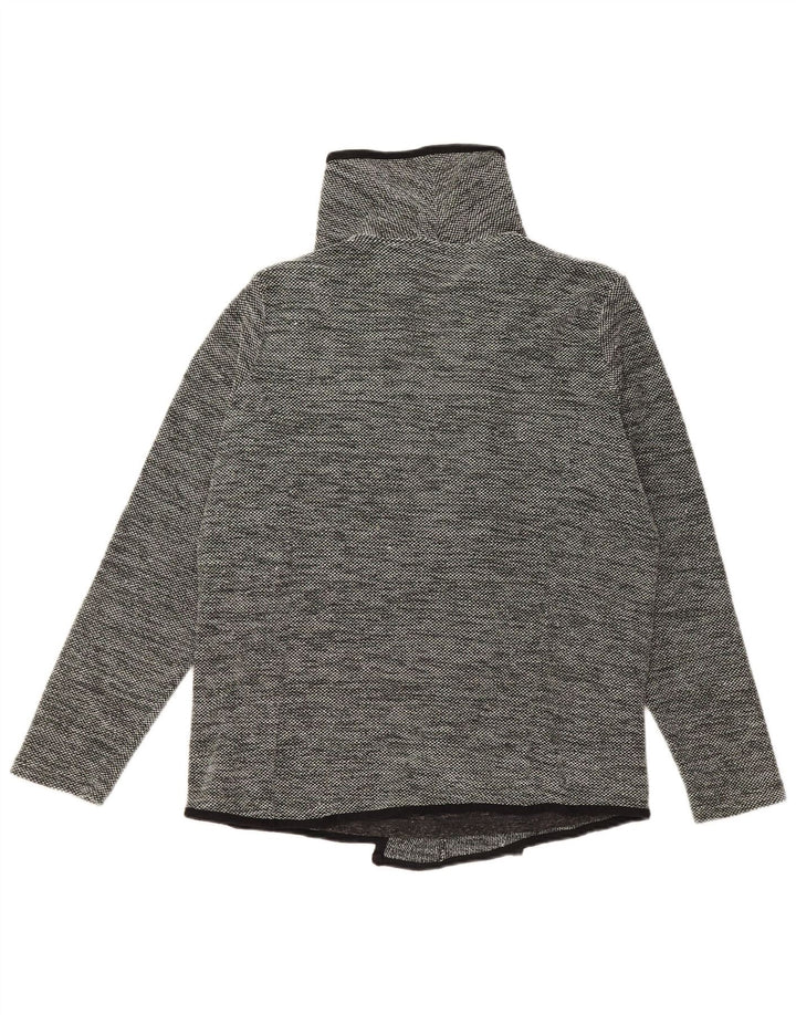 Maglione cardigan aperto da donna Marks & Spencer UK 18 XL poliestere grigio