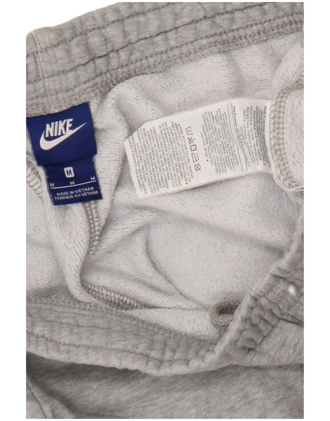 Pantaloni da tuta da uomo Nike Joggers in cotone chiazzato grigio medio