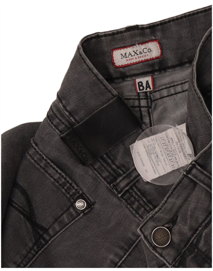 Jeans slim da donna Max & Co. W27 L28 cotone grigio