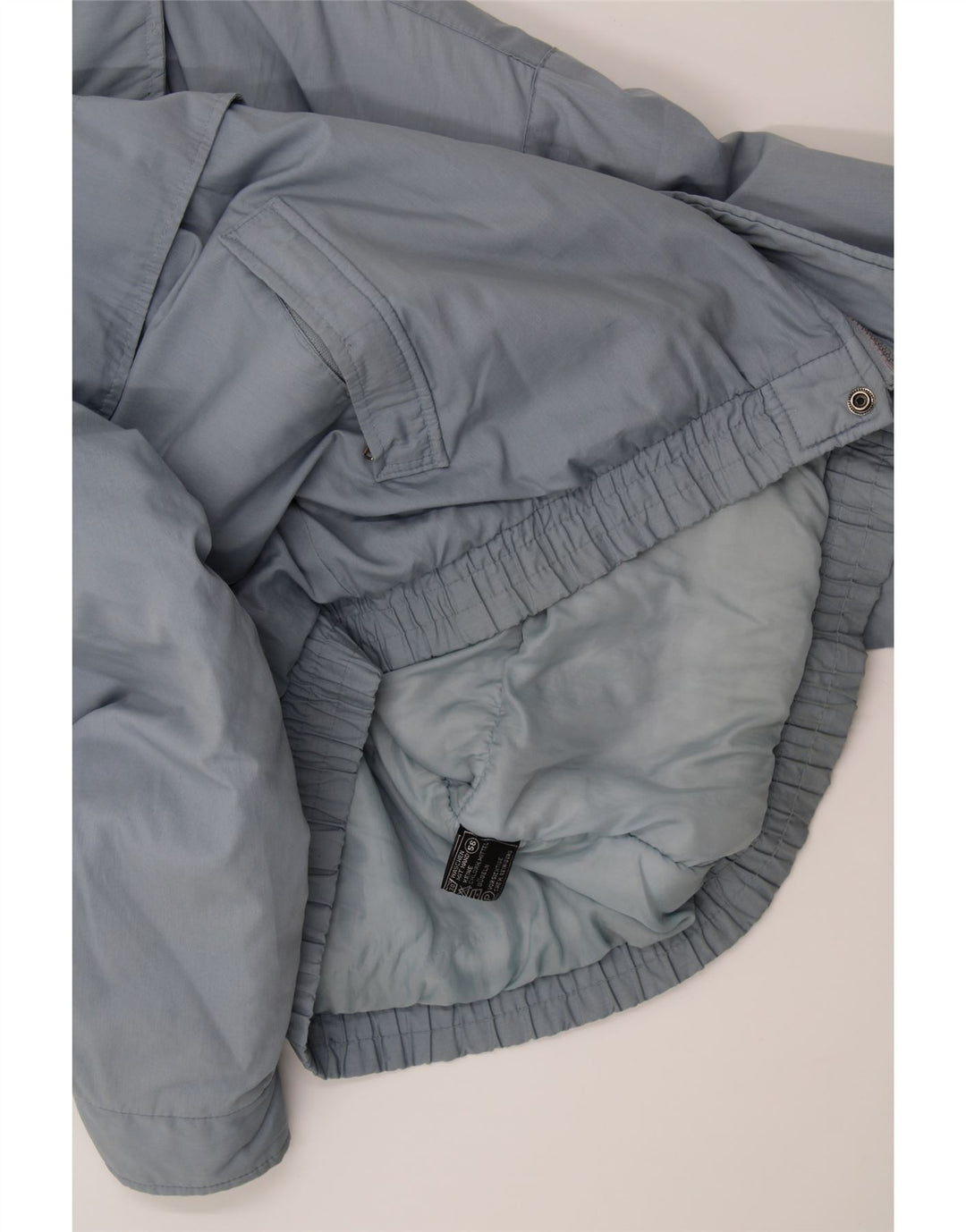 VINTAGE Mens Bomber Jacket Size 56 3XL Blue Polyester Vintage Vintage and Second-Hand Vintage from Messina Hembry 