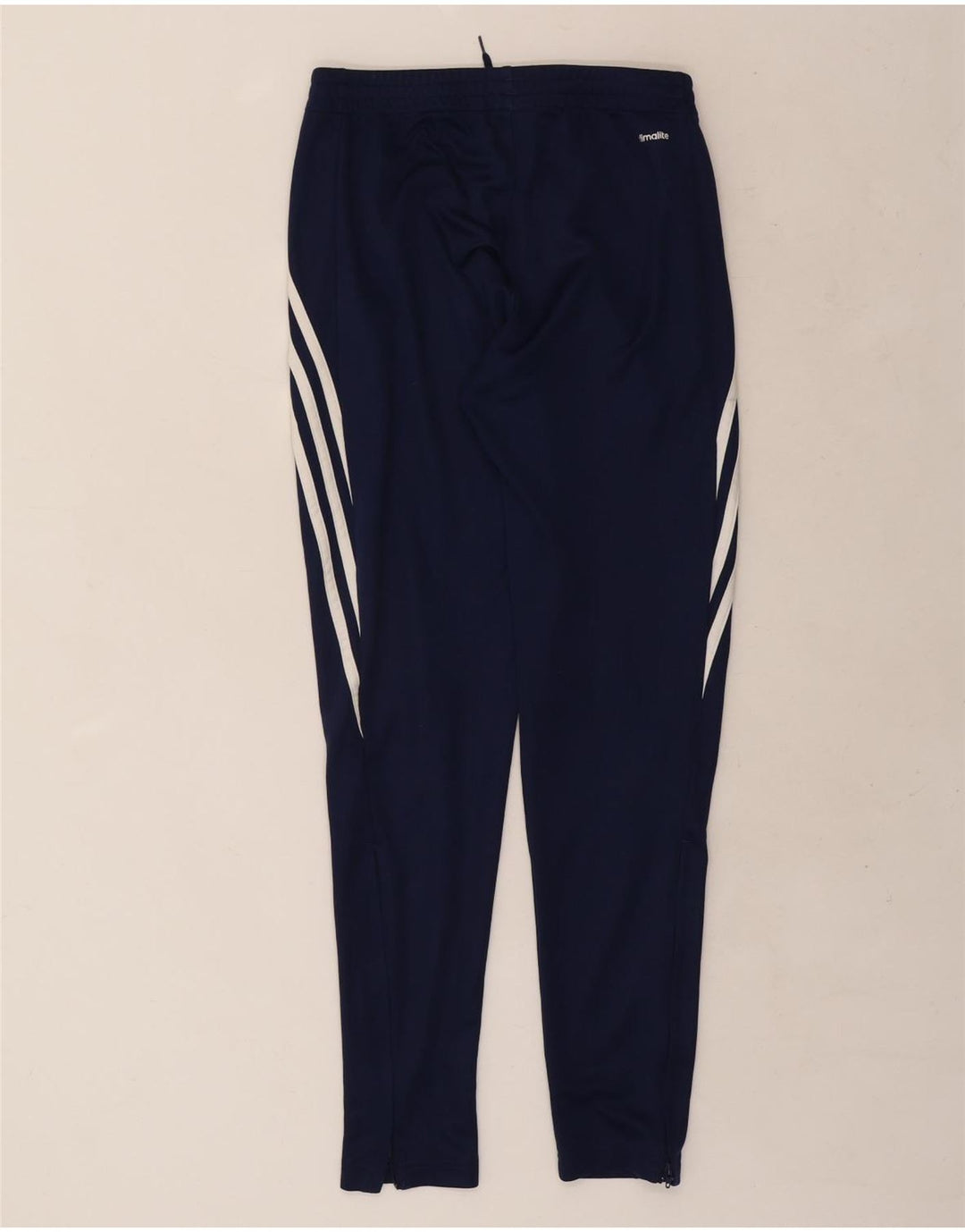Pantaloni da tuta Adidas Climalite da uomo piccoli in poliestere blu navy