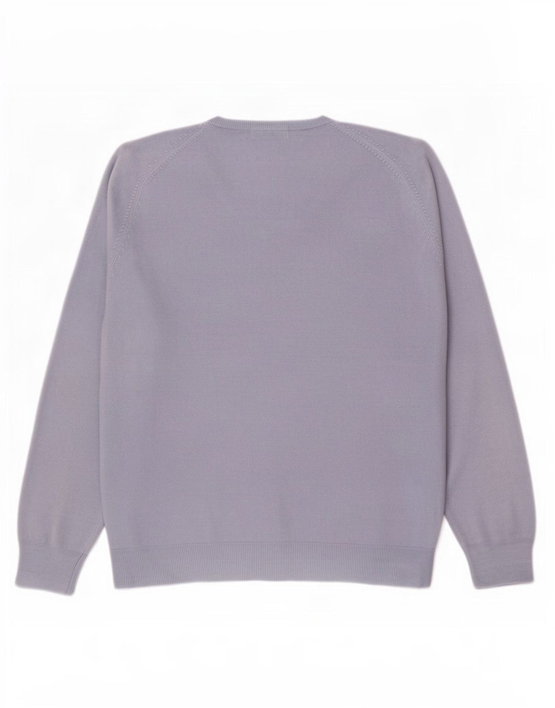 Maglione da uomo Marks & Spencer con scollo a V blu Harbour, acrilico medio