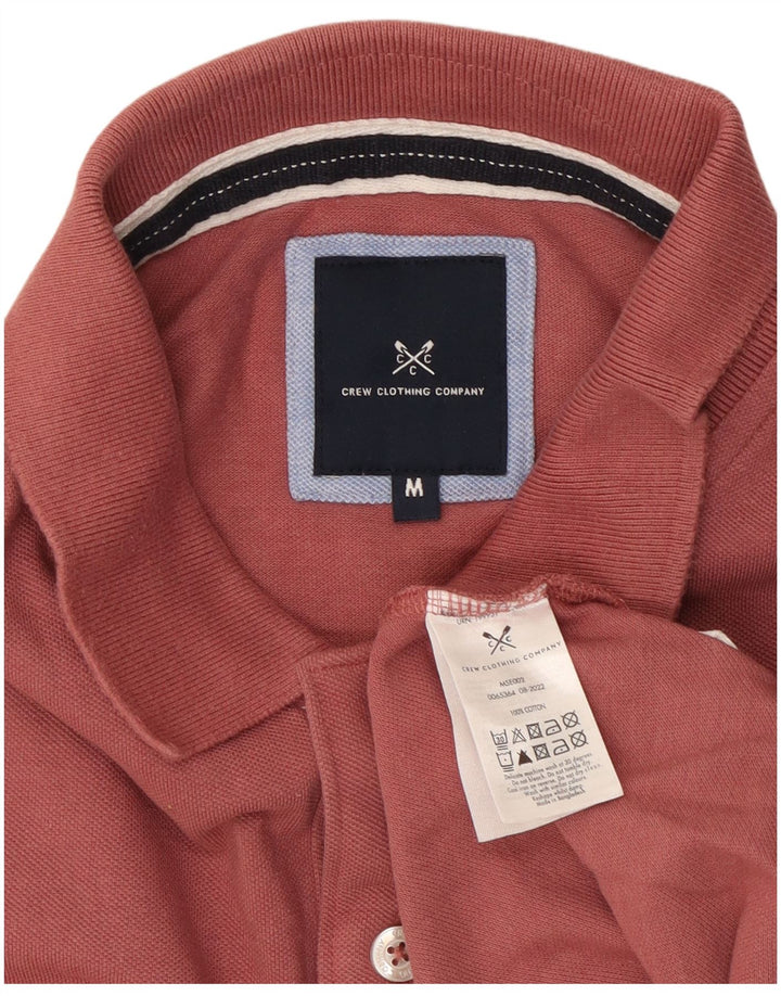 Crew Clothing Polo da uomo in cotone marrone medio medio