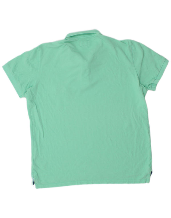 Polo da uomo Superdry XL in cotone verde