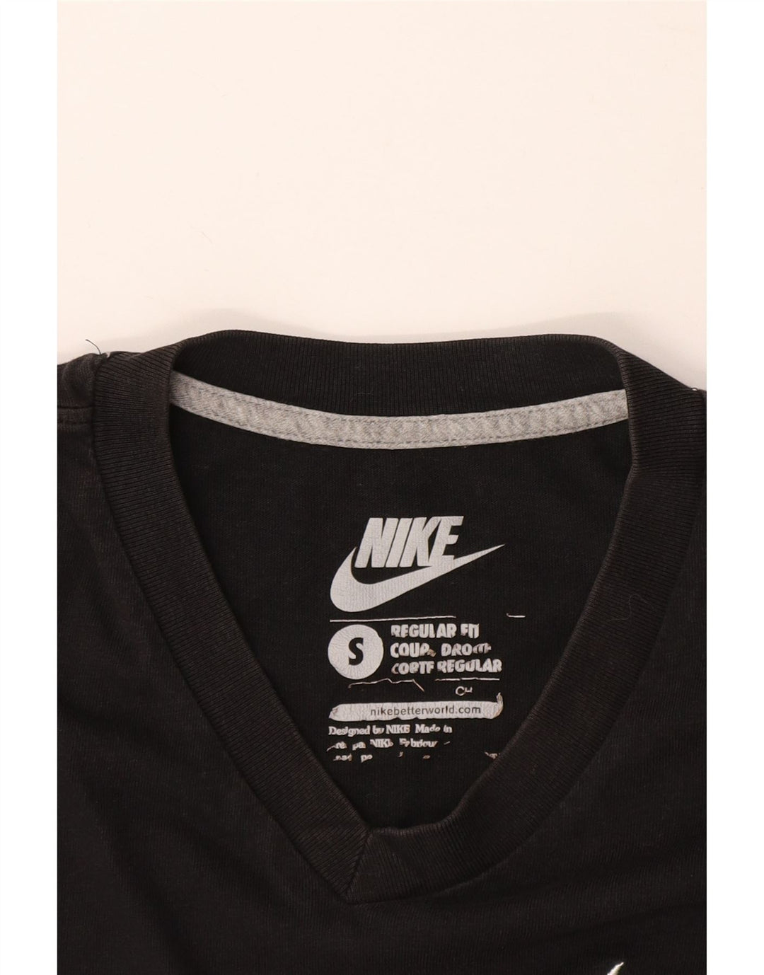 T-shirt NIKE da uomo con vestibilità regolare, piccola, nera