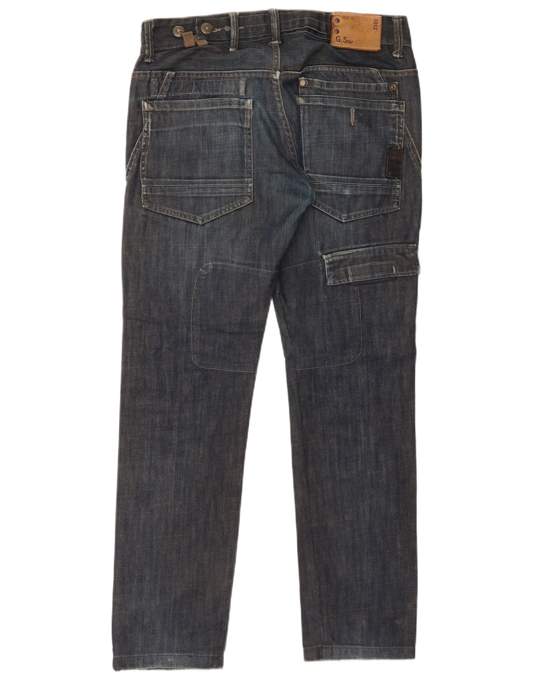 Jeans cargo slim da uomo G-Star W34 L31 blu navy