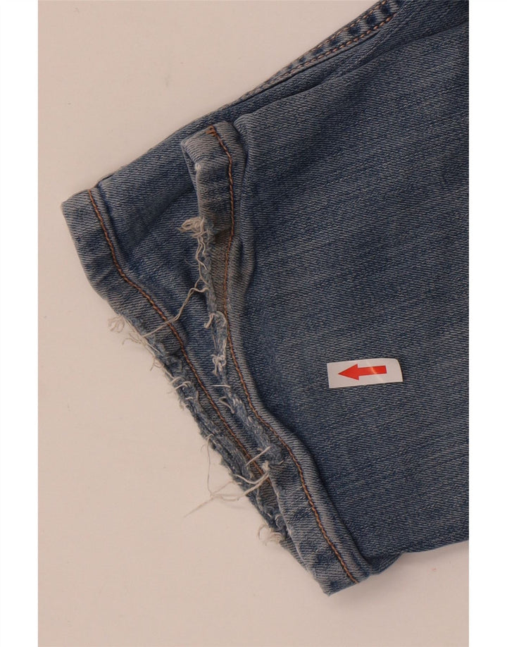 Jeans dritti elasticizzati Texas Wrangler da uomo W36 L30 cotone blu