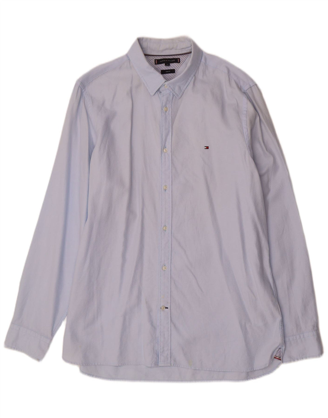 TOMMY HILFIGER Camicia slim fit da uomo XL Blu