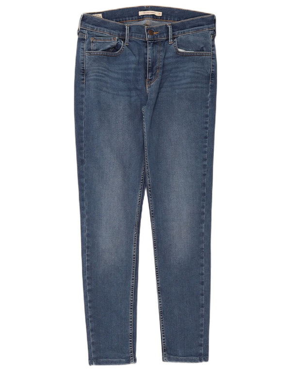 Levi's Womens 710 Super Skinny Jeans W30 L28 Blue Cotton