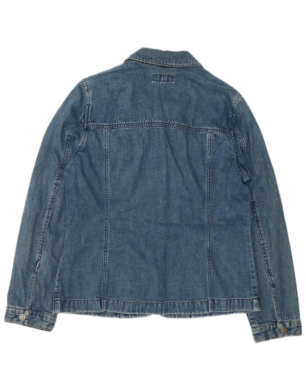 Giacca in denim da donna Boden UK 14 grande cotone blu