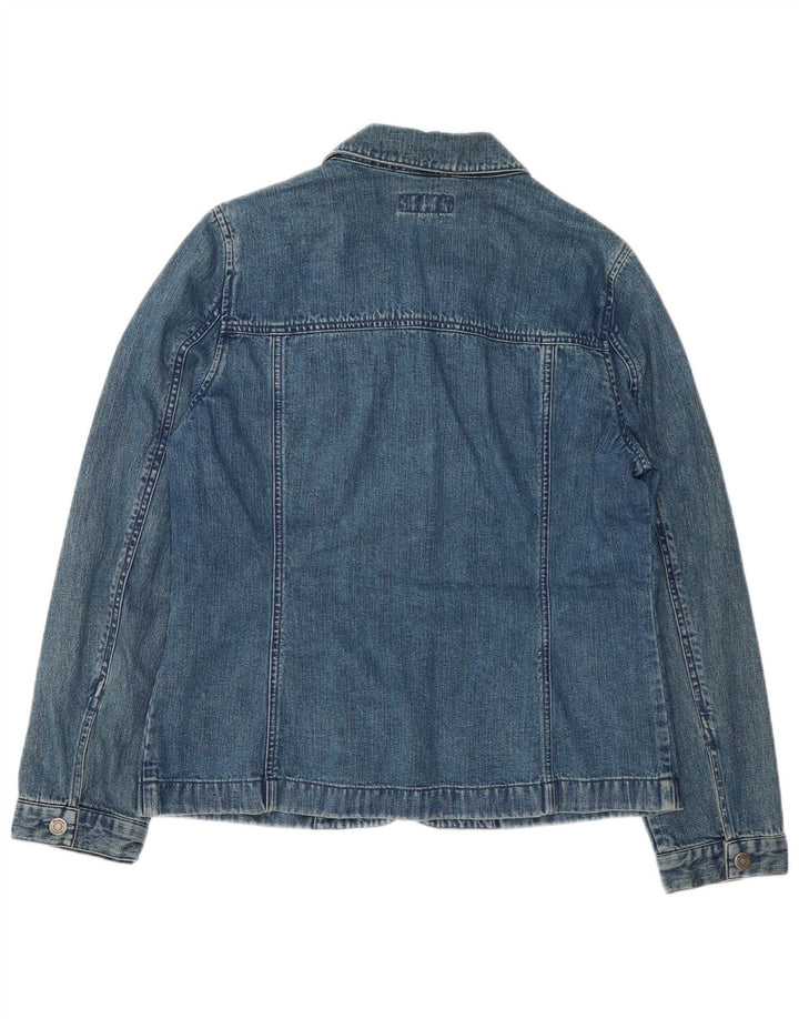 Giacca in denim da donna Boden UK 14 grande cotone blu