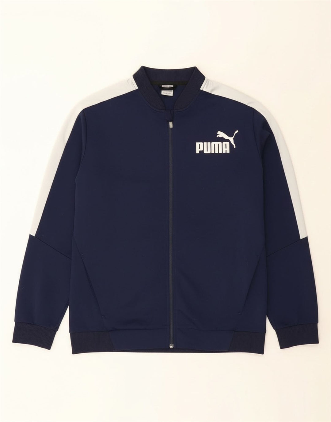Giacca da ginnastica grafica da uomo Puma XL Colorblock blu navy