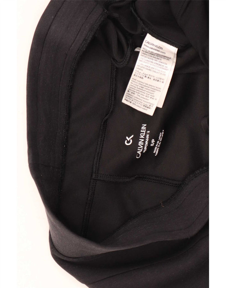 Calvin Klein Pantaloni da tuta da uomo con grafica Joggers piccoli in poliestere grigio