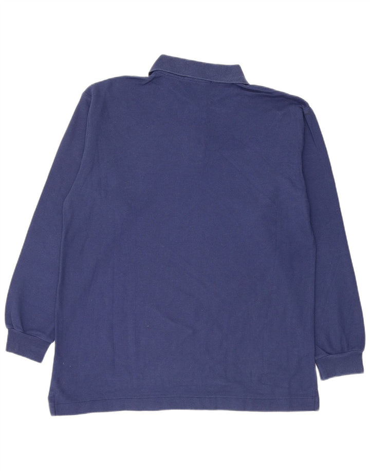 Polo FILA Uomo Manica Lunga IT 48 Medio Blu Navy Cotone