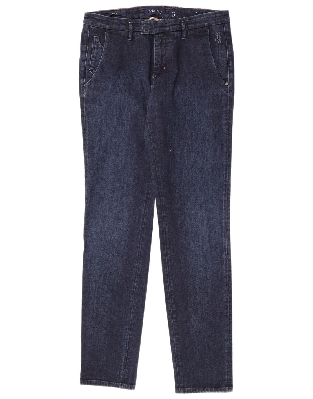 Jeans slim da donna Jeckerson W33 L33 cotone blu navy