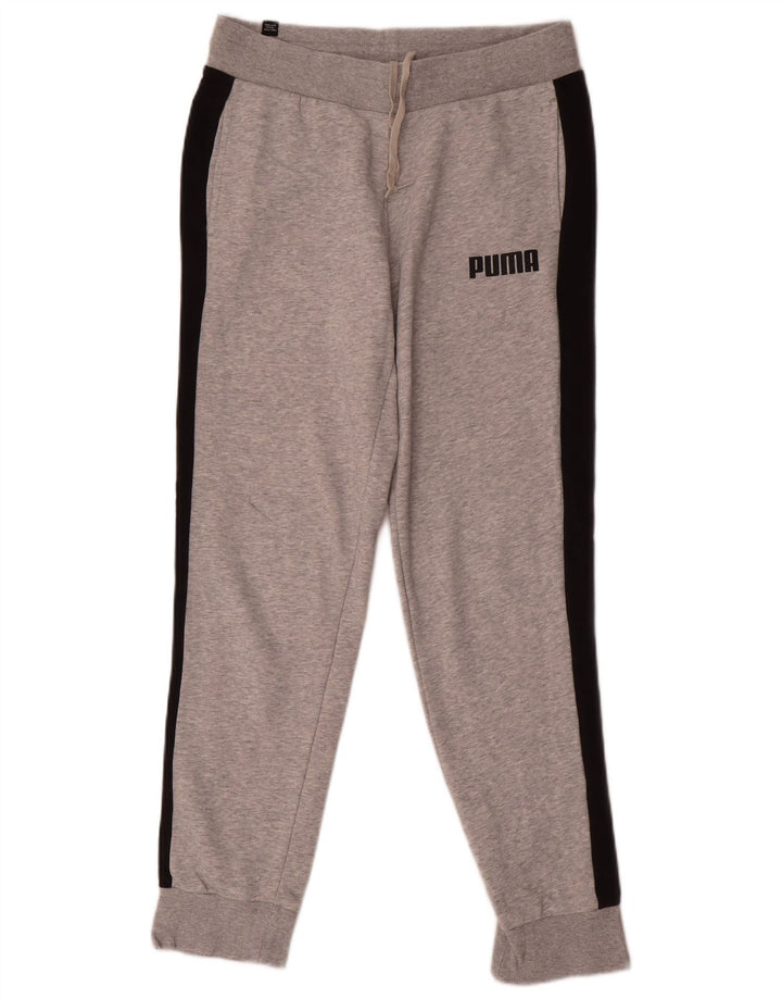 Pantaloni da tuta da uomo Puma Joggers Small Grigio Colourblock