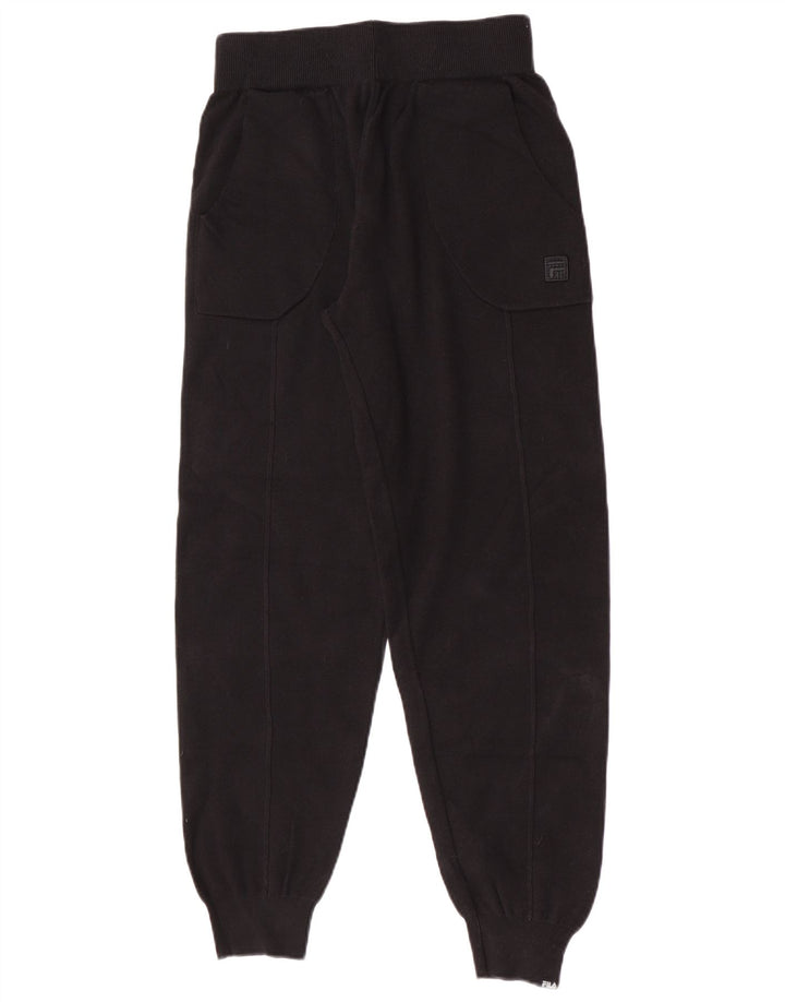 Pantaloni da tuta da donna Fila Joggers UK 12 Medium Black Cotton