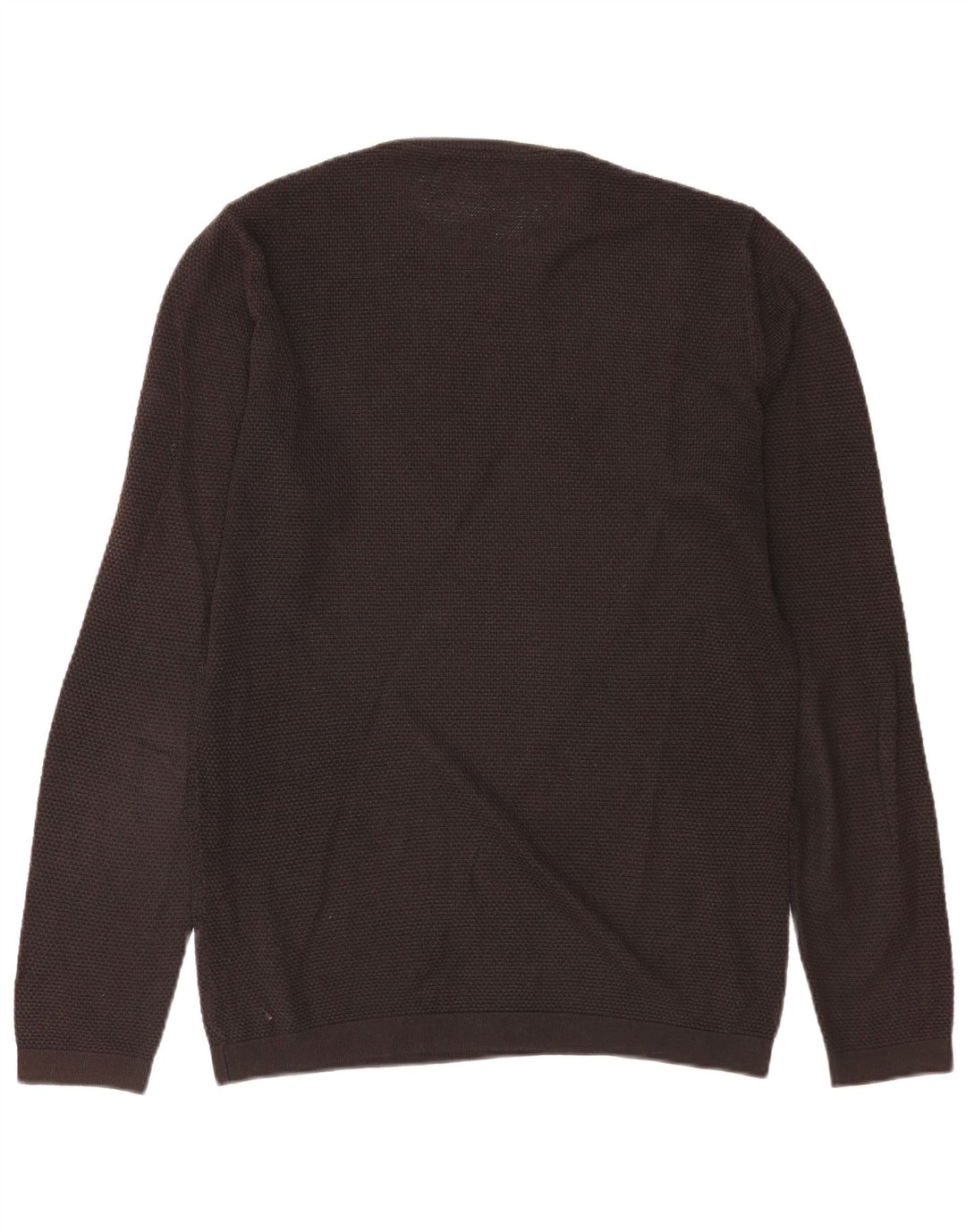 Maglione girocollo da uomo Zara in acrilico nero medio