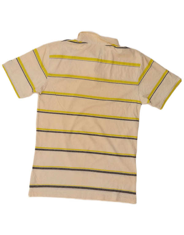 Polo da uomo BILLABONG in cotone a righe beige medio