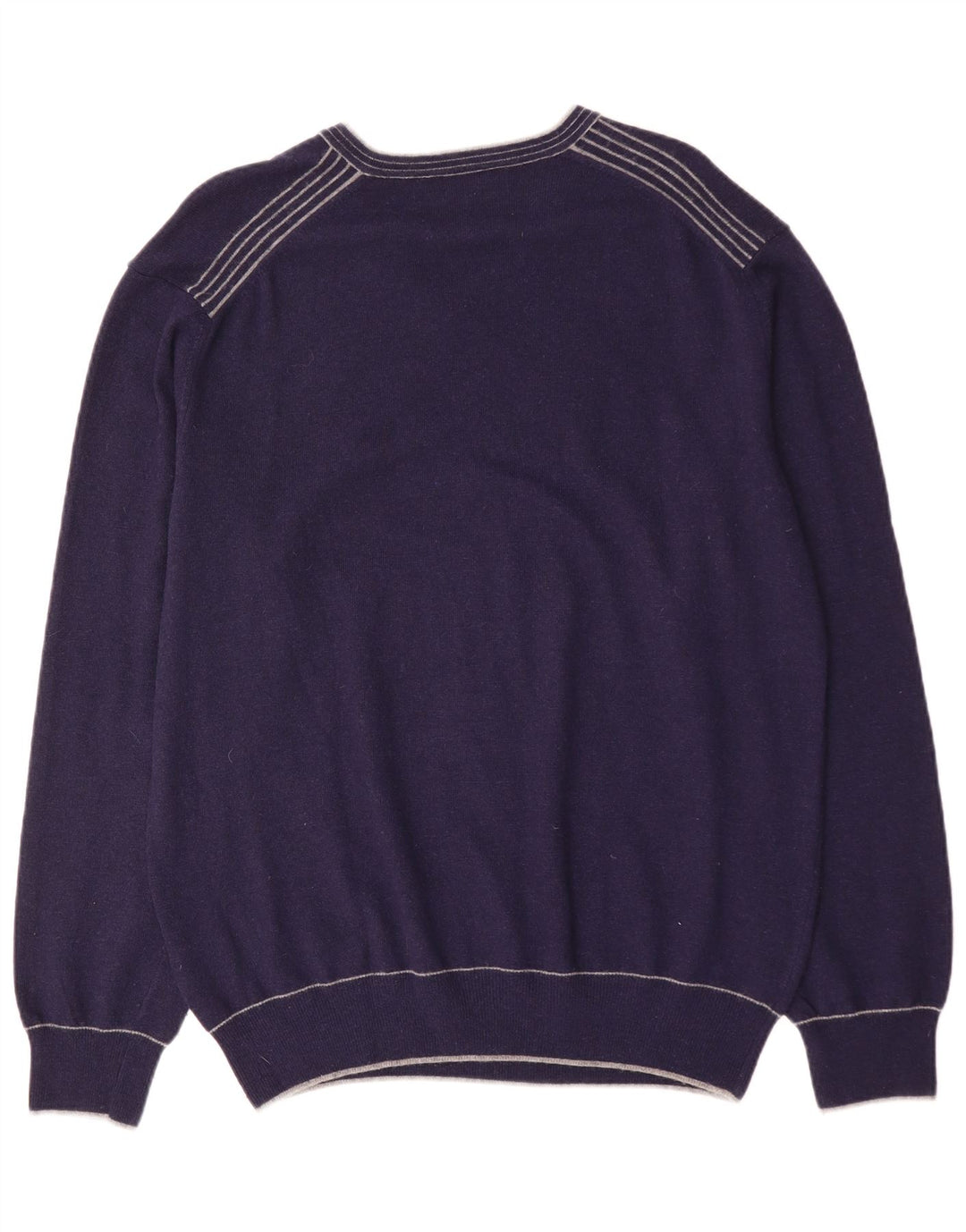 Maglione KAPPA da uomo con scollo a V grafico 2XL blu navy in cashmere